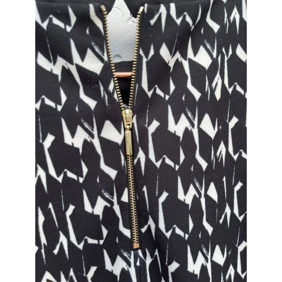 Karl Lagerfeld Womens Sleeveless Bowtie Detachable Collar A-Line Dress Black 6 - Picture 6 of 10